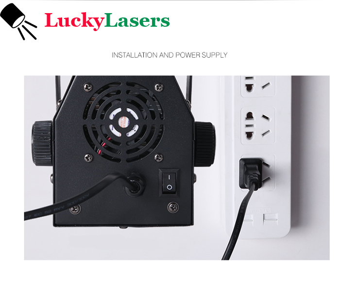 LED HD 50W Laser Logo Lights Customize Your LOGO Projection Lamp